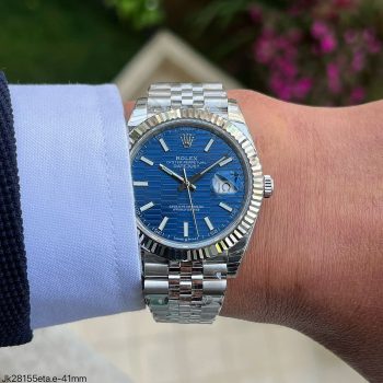 SUPER CLONE MÁQUINA ETA - ROLEX DATEJUST AZUL JUBILEE 41MM-0