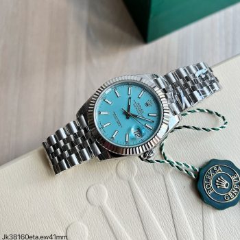 SUPER CLONE MÁQUINA ETA - ROLEX DATEJUST AZUL TIFFANY JUBILEE 41MM-0