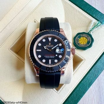 SUPER CLONE MÁQUINA ETA - ROLEX YACHT MASTER ROSE OYSTERFLEX 40MM-0