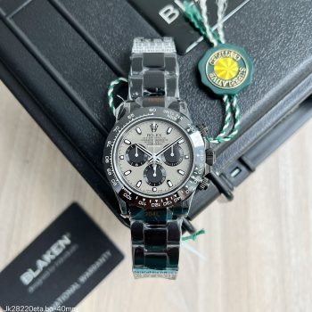 SUPER CLONE MÁQUINA ETA - ROLEX DAYTONA PRETO 40MM-0