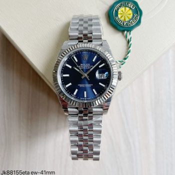 SUPER CLONE MÁQUINA ETA - ROLEX DATEJUST AZUL JUBILEE 41MM-0