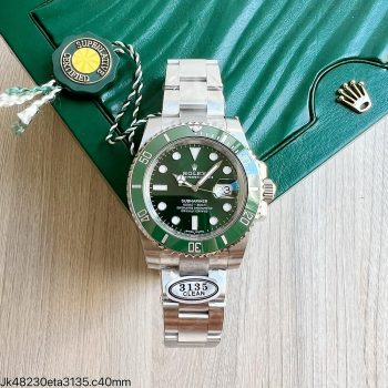 SUPER CLONE MÁQUINA ETA - ROLEX SUBMARINER VERDE DATE 40MM-0