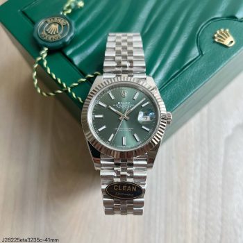 SUPER CLONE MÁQUINA ETA - ROLEX DATEJUST VERDE JUBILEE 41MM-0