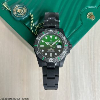SUPER CLONE MÁQUINA ETA - ROLEX SUBMARINER DIW CARBONO VERDE 40MM-0