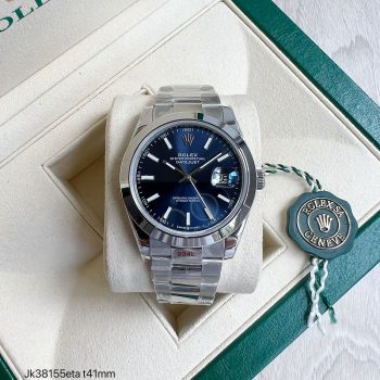 SUPER CLONE MÁQUINA ETA - ROLEX DATEJUST AZUL OYSTER 41MM-0