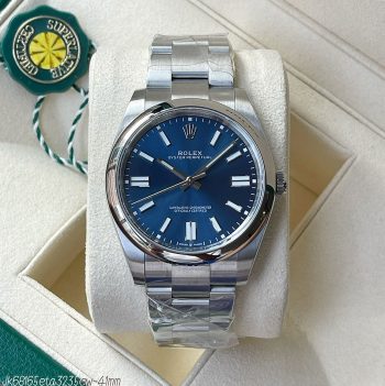 SUPER CLONE MÁQUINA ETA - ROLEX OYSTER PERPETUAL AZUL 41MM -0