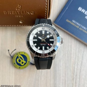SUPER CLONE MÁQUINA ETA - BREITLING SUPEROCEAN 44MM PRETO-0