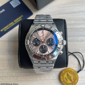 SUPER CLONE MÁQUINA ETA - BREITLING CHRONOMAT 44MM ROSA-0