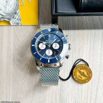 SUPER CLONE MÁQUINA ETA - BREITLING SUPEROCEAN HERITAGE II 44MM AZUL-0