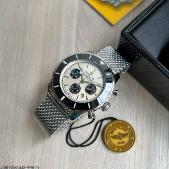 SUPER CLONE MÁQUINA ETA - BREITLING SUPEROCEAN HERITAGE II 44MM BRANCO-0