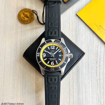 SUPER CLONE MÁQUINA ETA - BREITLING SUPEROCEAN 44MM PRETO-0