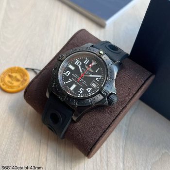 SUPER CLONE MÁQUINA ETA - BREITLING AVENGER SEAWOLF 44MM PRETO-0