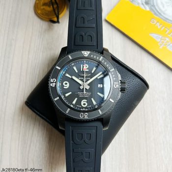 SUPER CLONE MÁQUINA ETA - BREITLING SUPEROCEAN 44MM PRETO-0