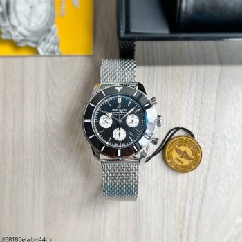 SUPER CLONE MÁQUINA ETA - BREITLING SUPEROCEAN HERITAGE II 44MM PRETO-0