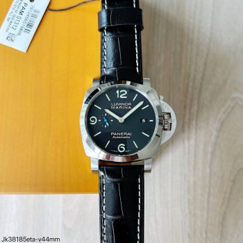 SUPER CLONE MÁQUINA ETA - PANERAI LUMINOR MARINA PRATA PRETO 44MM-0