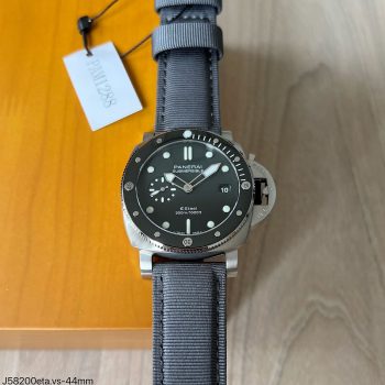 SUPER CLONE MÁQUINA ETA - PANERAI SUBMERSIBLE GRIGIO ROCCIA ESTEEL 44MM-0