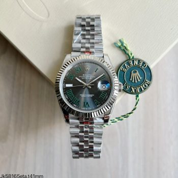 SUPER CLONE MÁQUINA ETA - ROLEX DATEJUST WIMBLEDON JUBILEE 41MM-0