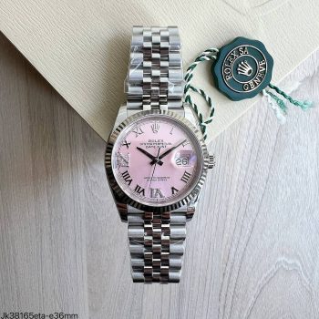 SUPER CLONE MÁQUINA ETA - ROLEX DATEJUST 36MM ROSA-0