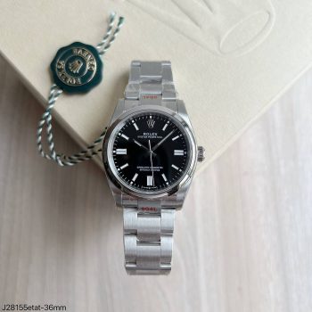 SUPER CLONE MÁQUINA ETA - ROLEX OYSTER PERPETUAL 36MM PRETO-0