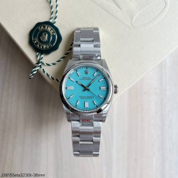SUPER CLONE MÁQUINA ETA - ROLEX OYSTER PERPETUAL 36MM TIFFANY-0