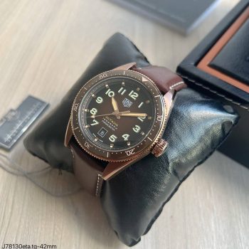 SUPER CLONE MÁQUINA ETA - TAG HEUER AUTAVIA COURO 42MM-0