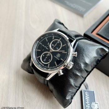 SUPER CLONE MÁQUINA ETA - TAG HEUER CARRERA CALIBRE 1887 COURO 43MM-0